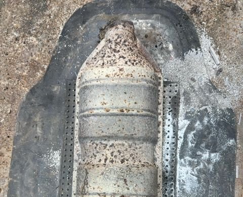Catalytic converter during inventory preparation